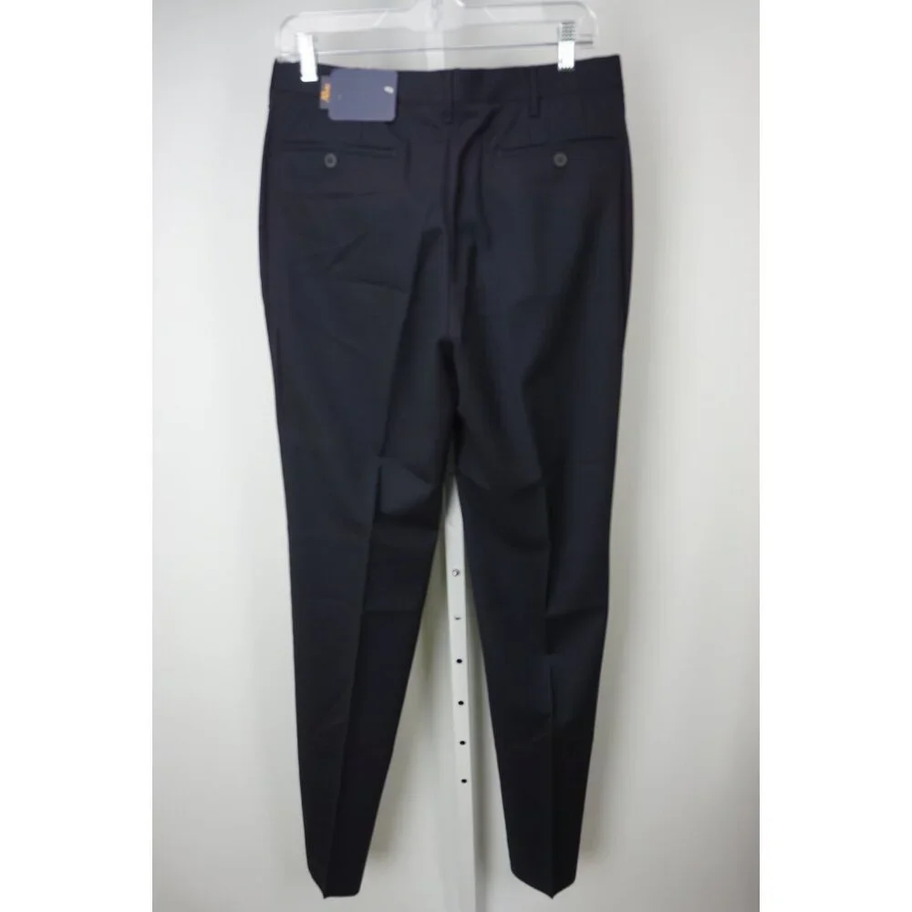 Rota Solid Dark Blue 100% Wool Mens Dress Pants Sz 48 BRAND NEW